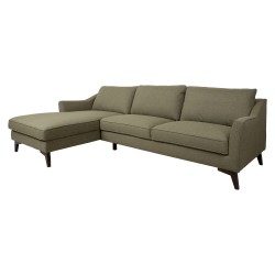 Corner sofa BIRGIT LC, olive green