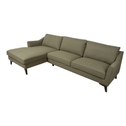 Corner sofa BIRGIT LC, olive green