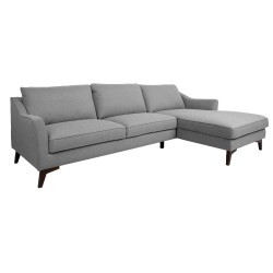 Corner sofa BIRGIT RC, grey