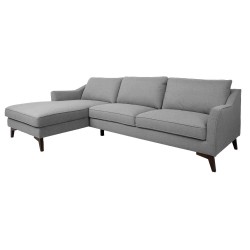 Corner sofa BIRGIT LC, grey