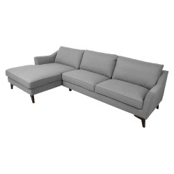 Corner sofa BIRGIT LC, grey