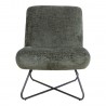 Slipper chair FARICA moss green