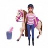 WOOPIE ROYAL Set of Cute Doll with Horse + Accessories