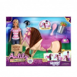 WOOPIE ROYAL Set of Cute Doll with Horse + Accessories