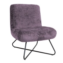 Slipper chair FARICA bordeaux