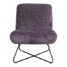 Slipper chair FARICA bordeaux