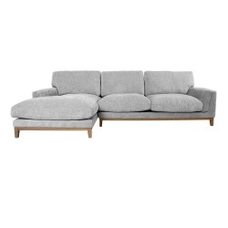 Corner sofa BASIL LC, grey