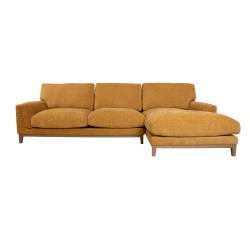 Corner sofa BASIL RC, dark yellow