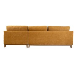 Corner sofa BASIL RC, dark yellow