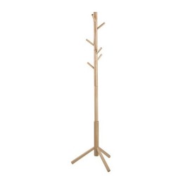 Coat rack BREMEN H176cm, natural