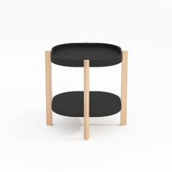 Side table NORAH 40x40xH60cm, black