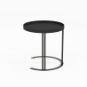 Side table KEIRA D50xH50cm, black