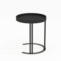 Side table KEIRA D40xH45cm, black