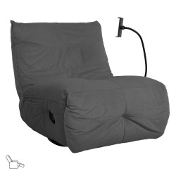 Recliner leisure chair WIN-WIN grey