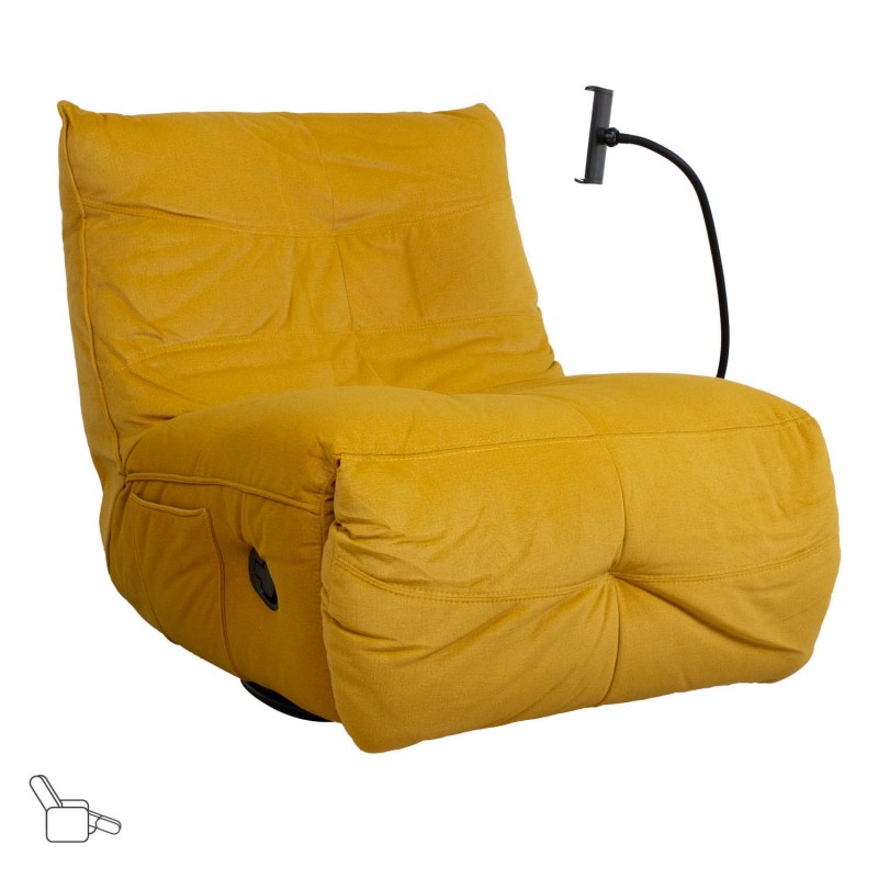 Recliner leisure chair WIN-WIN yellow