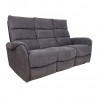 Diivan BOWERS 3-kohaline elektriline recliner 187x98xH109cm, sinakashall