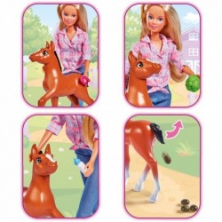 SIMBA Doll Steffi With A Pony Making A Poop
