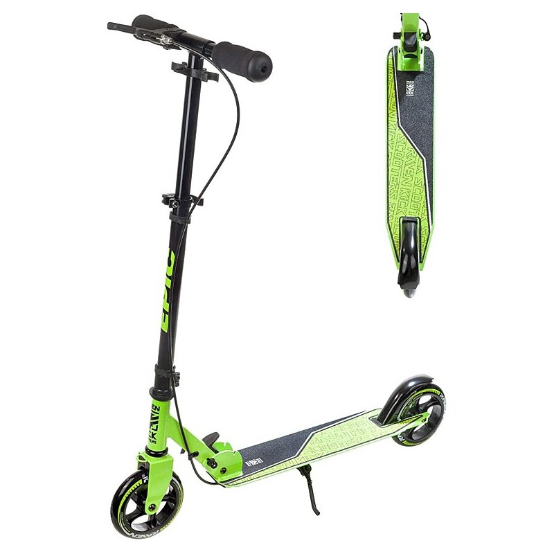 Foldable kids scooter Raven Epic 145mm with handbrake and rubber grips