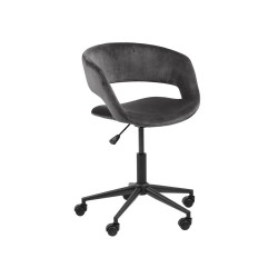 Desk chair GRACE dark grey