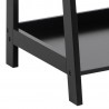 Shelf WALLY 63x40xH180cm, black