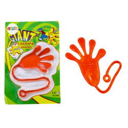 Sticky Hand Elastic Slime Orange