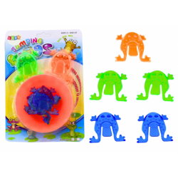 Jumping Frogs Skill Game Colorful Bowl