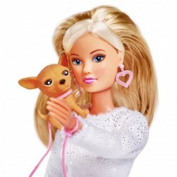 SIMBA Steffi Doll with a Chihuahua Dog