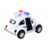 Classic Police Car 1:38 Drive Lights Sounds White