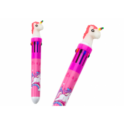 Multicolor Unicorn Automatic Pen 10 Pink