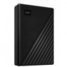 External HDD WESTERN DIGITAL My Passport 6TB USB 2.0 USB 3.2 Black WDBR9S0060BBK-WESN