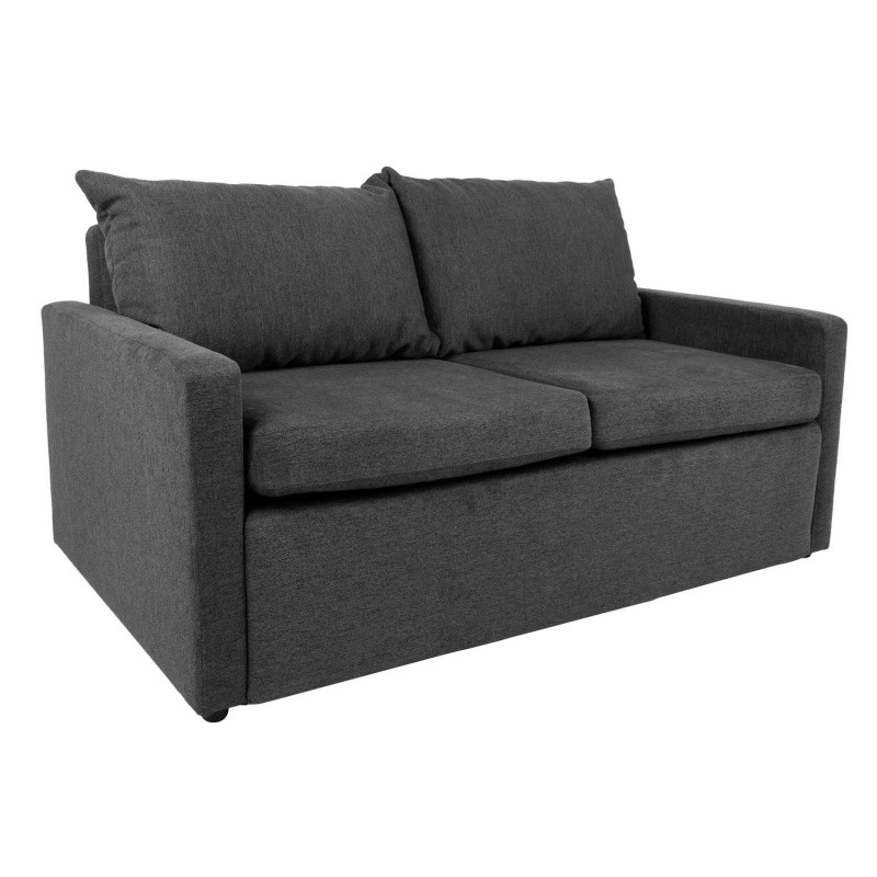 Sofa bed COLOGNE with storage box, dark grey