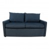 Sofa bed COLOGNE with storage box, dark blue