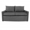 Sofa bed COLOGNE with storage box, light grey