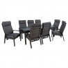 Garden furniture set TOMSON table and 8 chairs