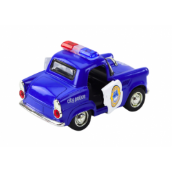 Classic Police Car 1:38 Drive Lights Sounds Blue