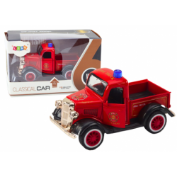 Classic Fire Truck 1:36 Drive Lights Sounds Red