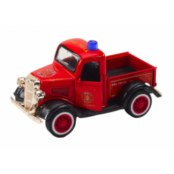 Classic Fire Truck 1:36 Drive Lights Sounds Red