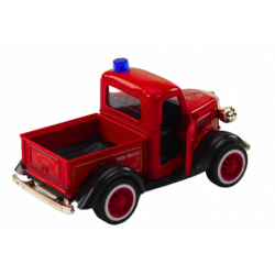 Classic Fire Truck 1:36 Drive Lights Sounds Red