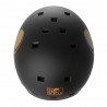 Шлем NKX Brain Saver Black/Gold Skull