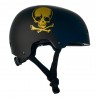 Helmet NKX Brain Saver Black/Gold Skull