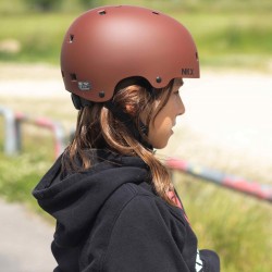 Helmet NKX Brain Saver Burgundy