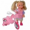 SIMBA Evi doll on a bike with a basket