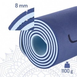 YM10 YOGA MAT TPE DARK BLUE HMS