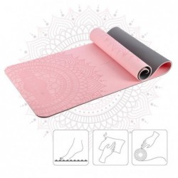 YM10 YOGA MAT TPE LIGHT PINK HMS