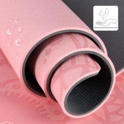 YM10 YOGA MAT TPE LIGHT PINK HMS