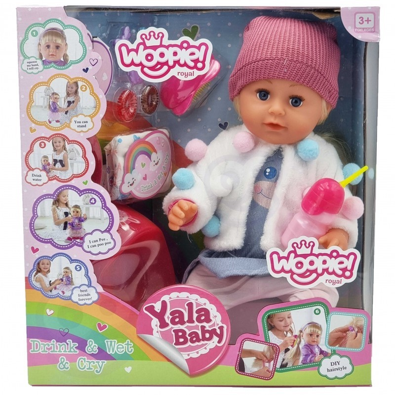 WOOPIE ROYAL Zosia Interactive Doll in a Cap 43 cm + Akc.