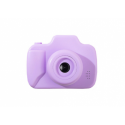 Camera For Kids Photos Recording Games Memory Card 64GB Purple