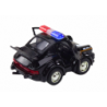 Classic Police Car 1:38 Drive Lights Sounds Black