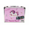 Art Set in Folding Suitcase with Unicorn 133 El