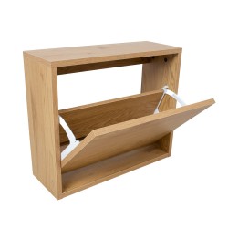 Shoe cabinet AALBORG 49x18xH41,5cm, oak